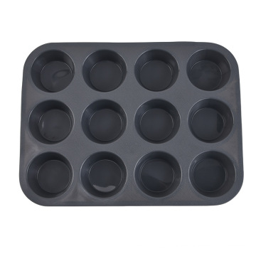 12 Cups Silicone Baking Molds